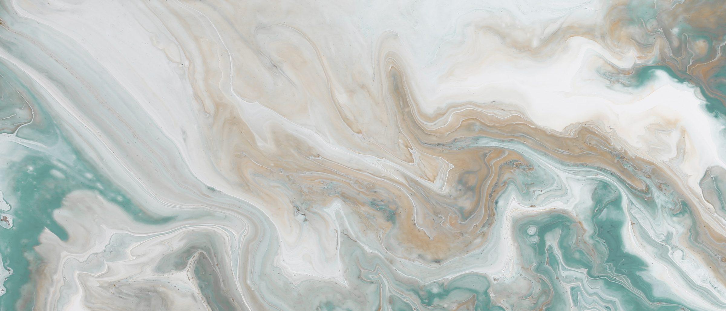 Natural stone texture in teal and gold